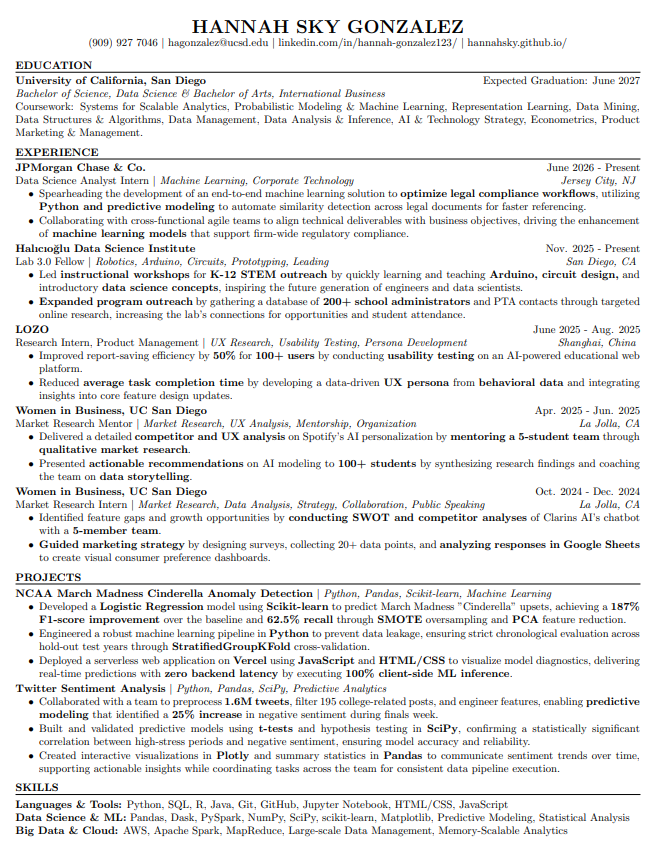 Resume Preview